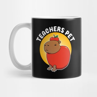 Teachers pet Capybara cartoon Mug